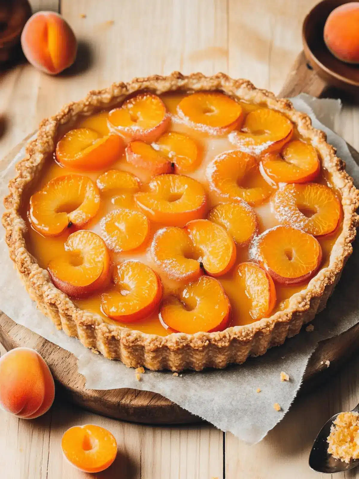 Vegan Apricot Frangipane Tart