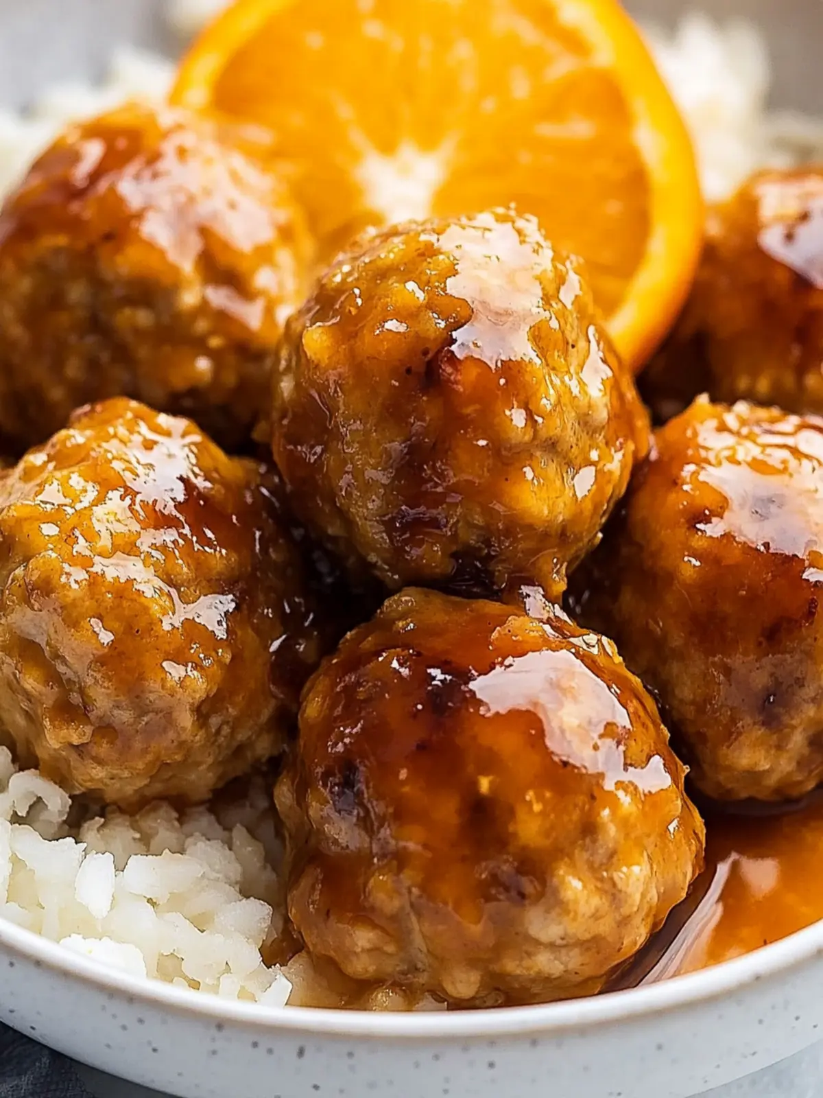 Orange Chicken Meatballs