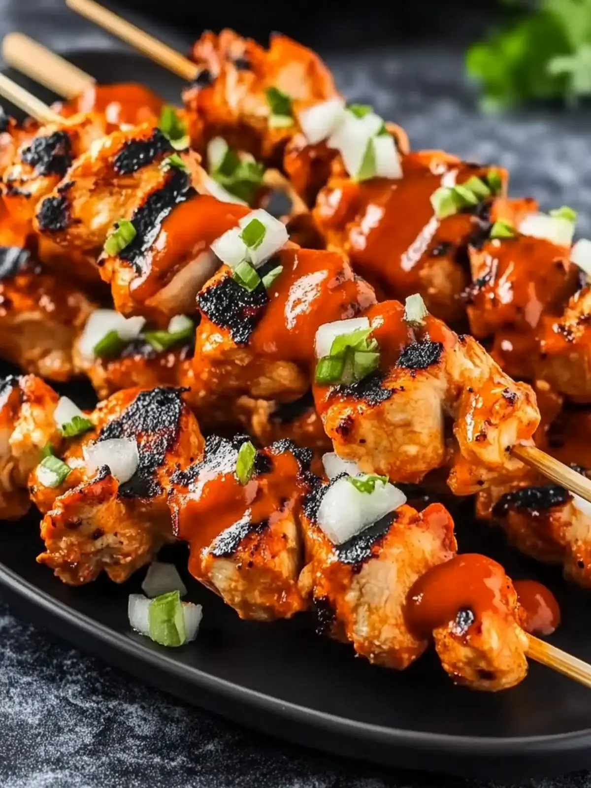 Buffalo Chicken Skewers