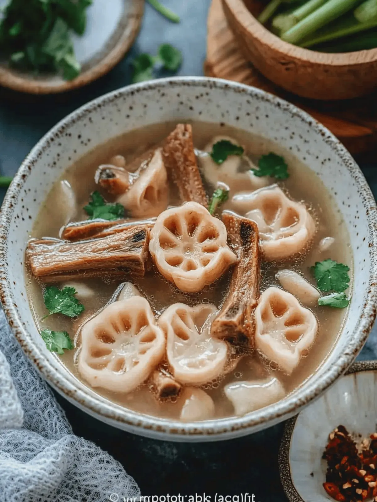Delicious Lotus Root Soup With Pork Ribs That Comforts the Soul 5 Lotus Root Soup With Pork Ribs