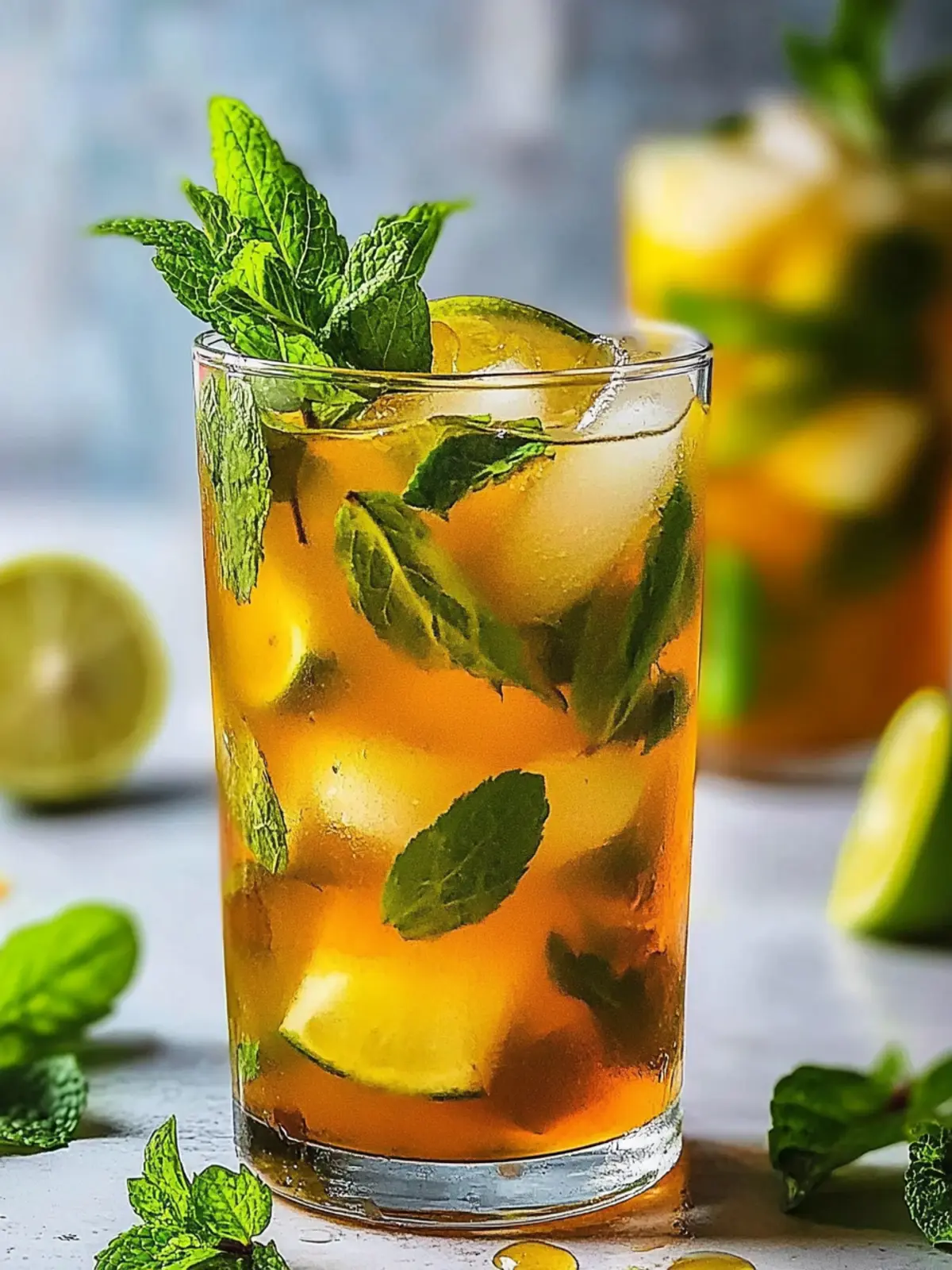 Revitalize Your Day with Mint Mojito Iced Tea Bliss 4 Mint Mojito Iced Tea
