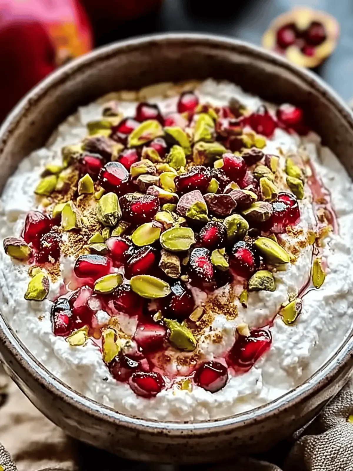 Pomegranate Pistachio Whipped Feta