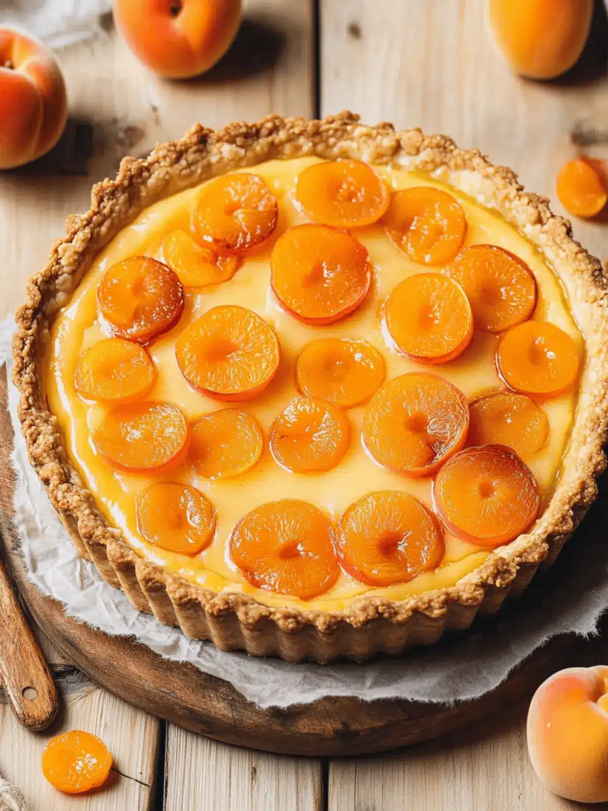 Vegan Apricot Frangipane Tart
