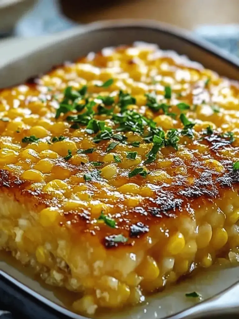 Honey-Glazed Corn Casserole