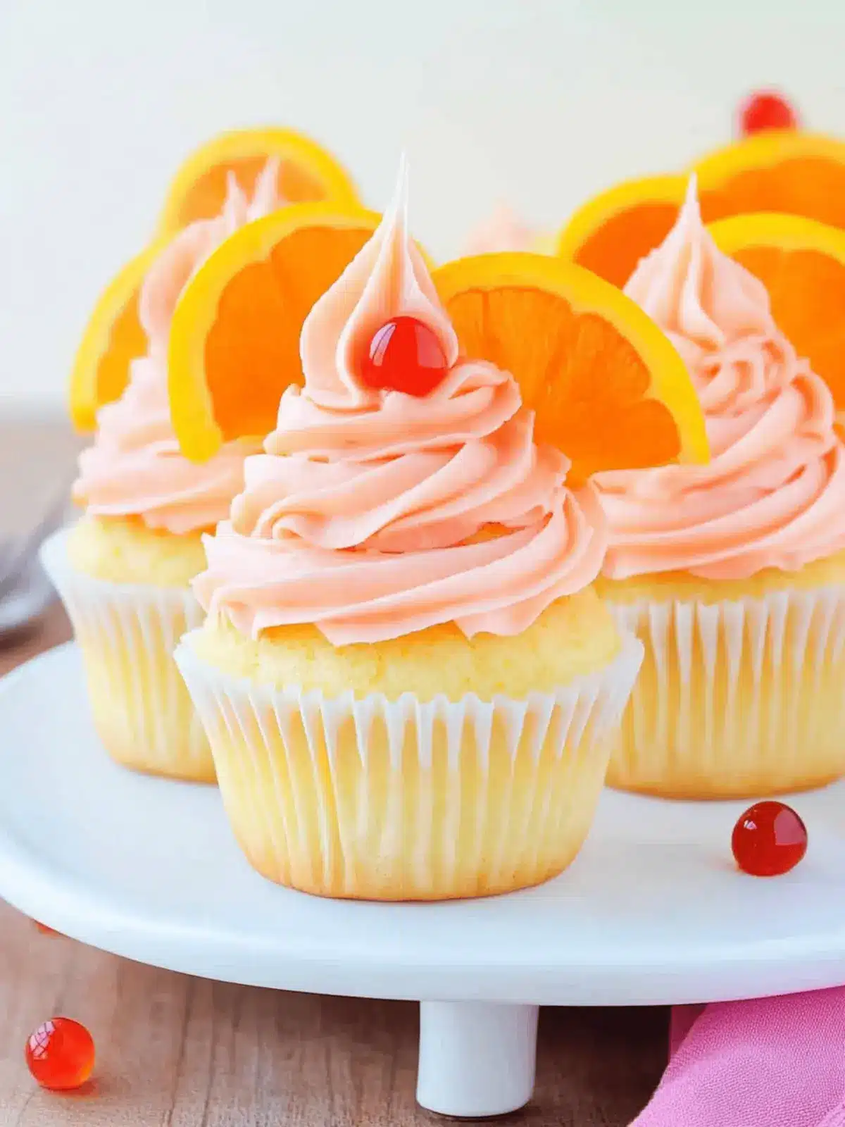 Tequila Sunrise Cupcakes