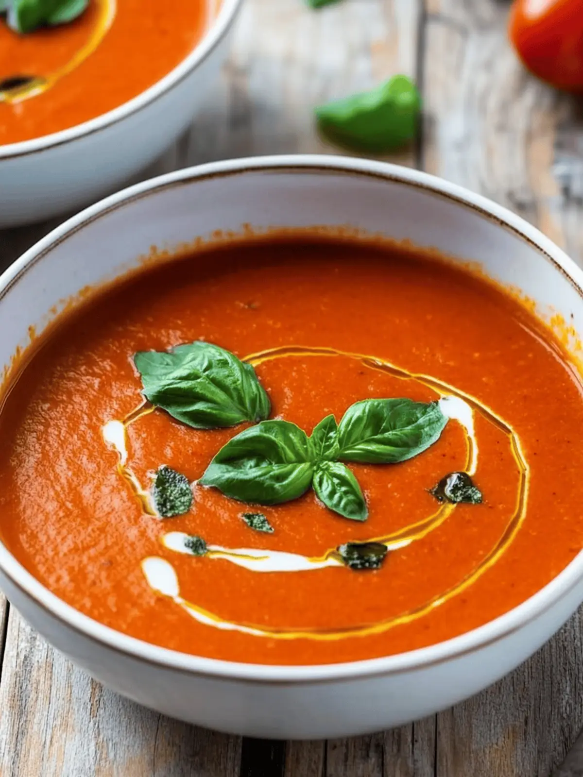 Roasted Red Pepper and Tomato Soup