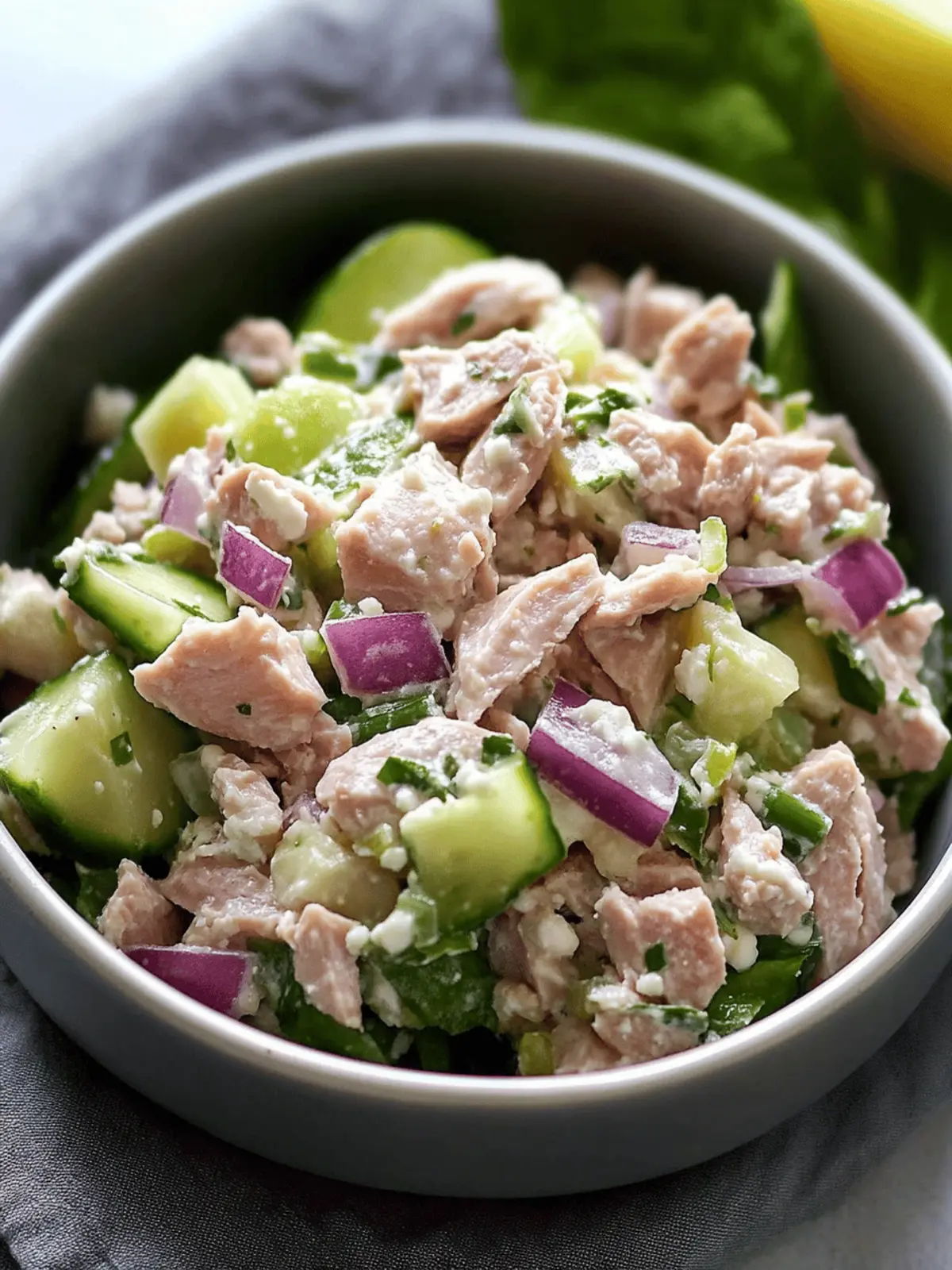 Tuna Cottage Cheese Salad