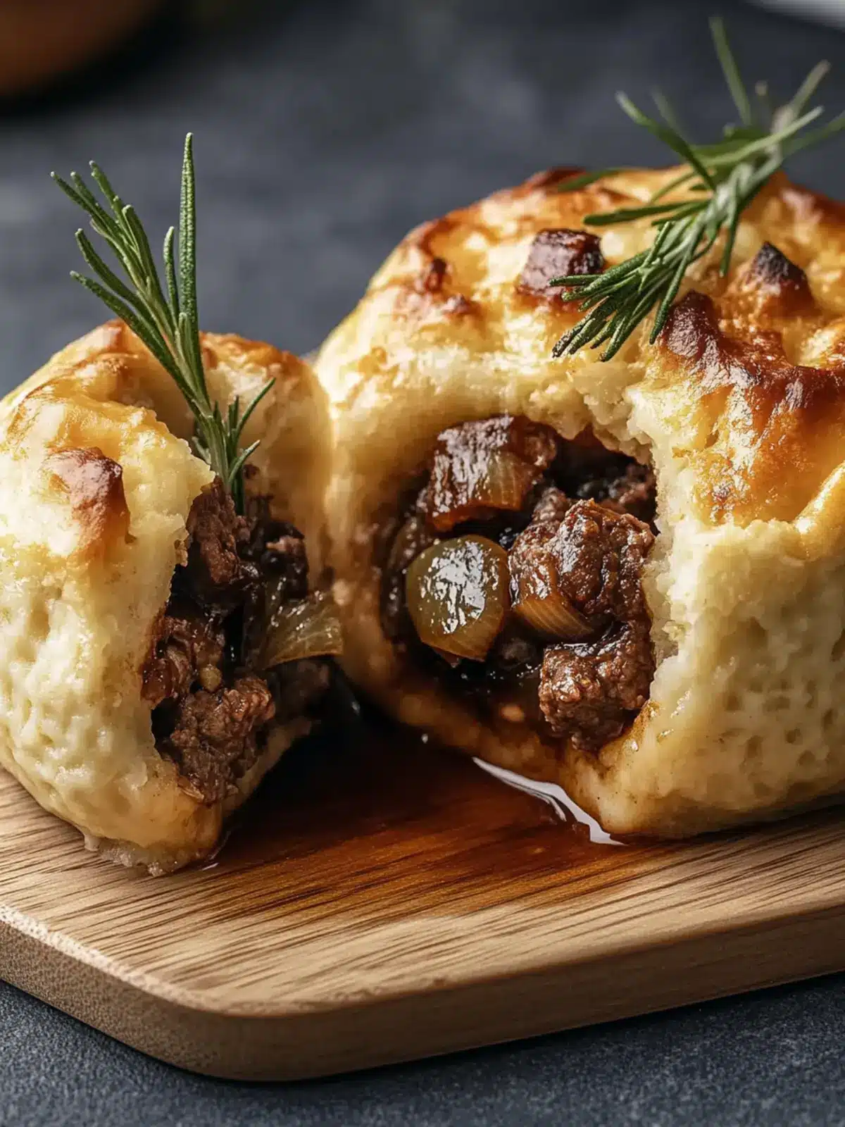 Beef & Onion Suet Pudding