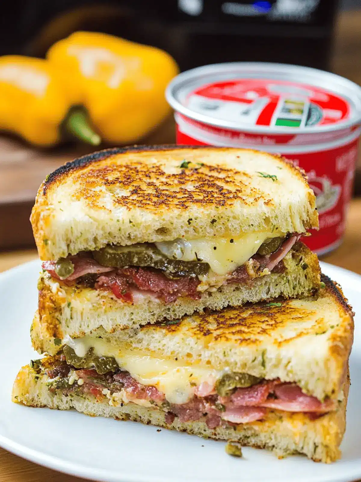 Muffaletta Grilled Cheese: A Flavor-Packed Twist on Comfort 3 Muffaletta Grilled Cheese