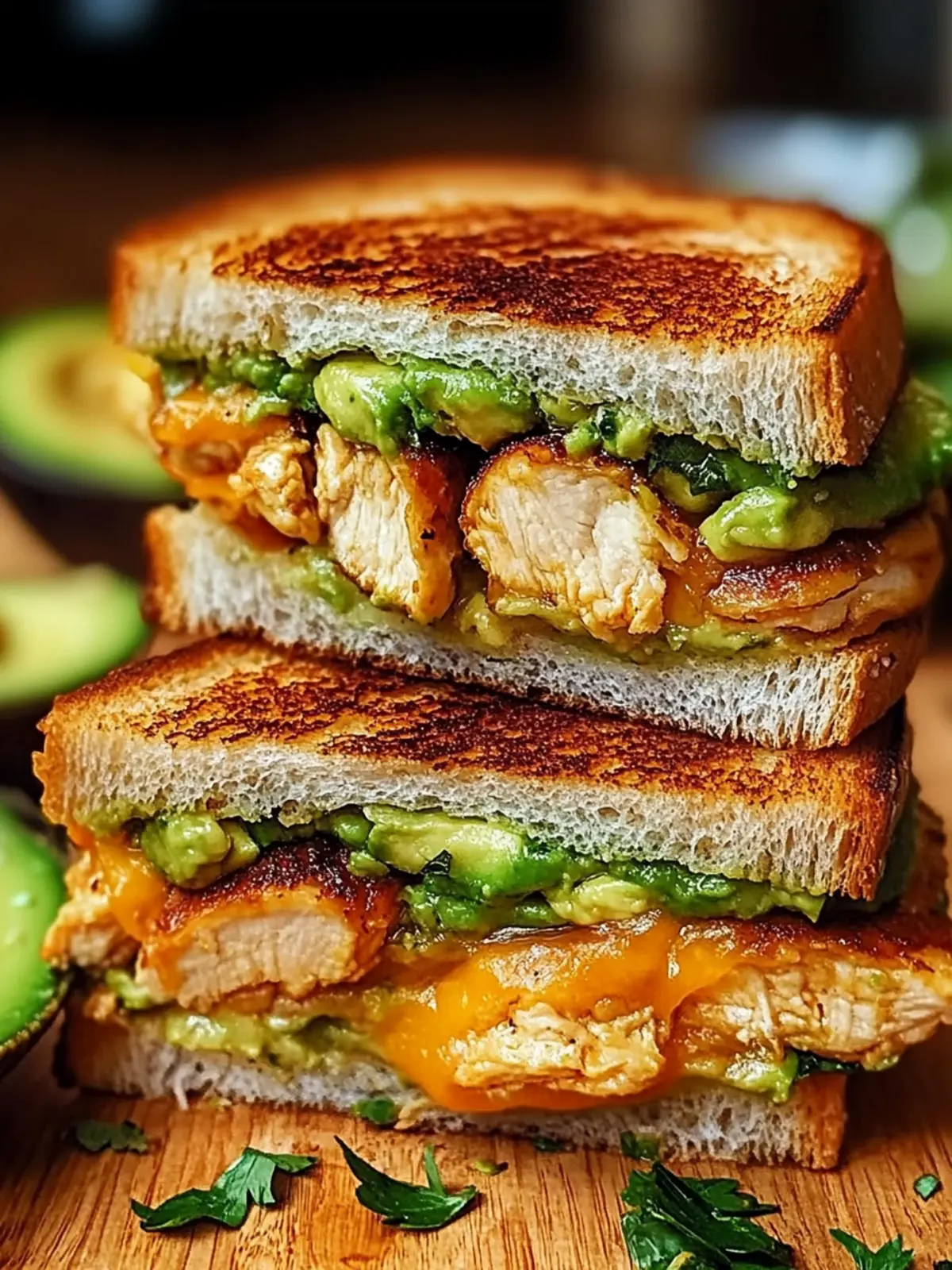 Chicken Avocado Melt Sandwich