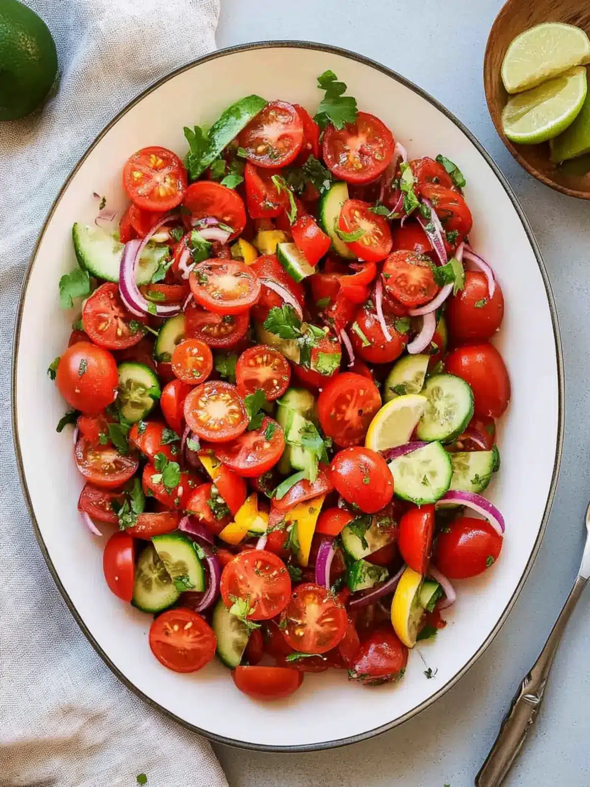 Marinated Tomatoes Salad
