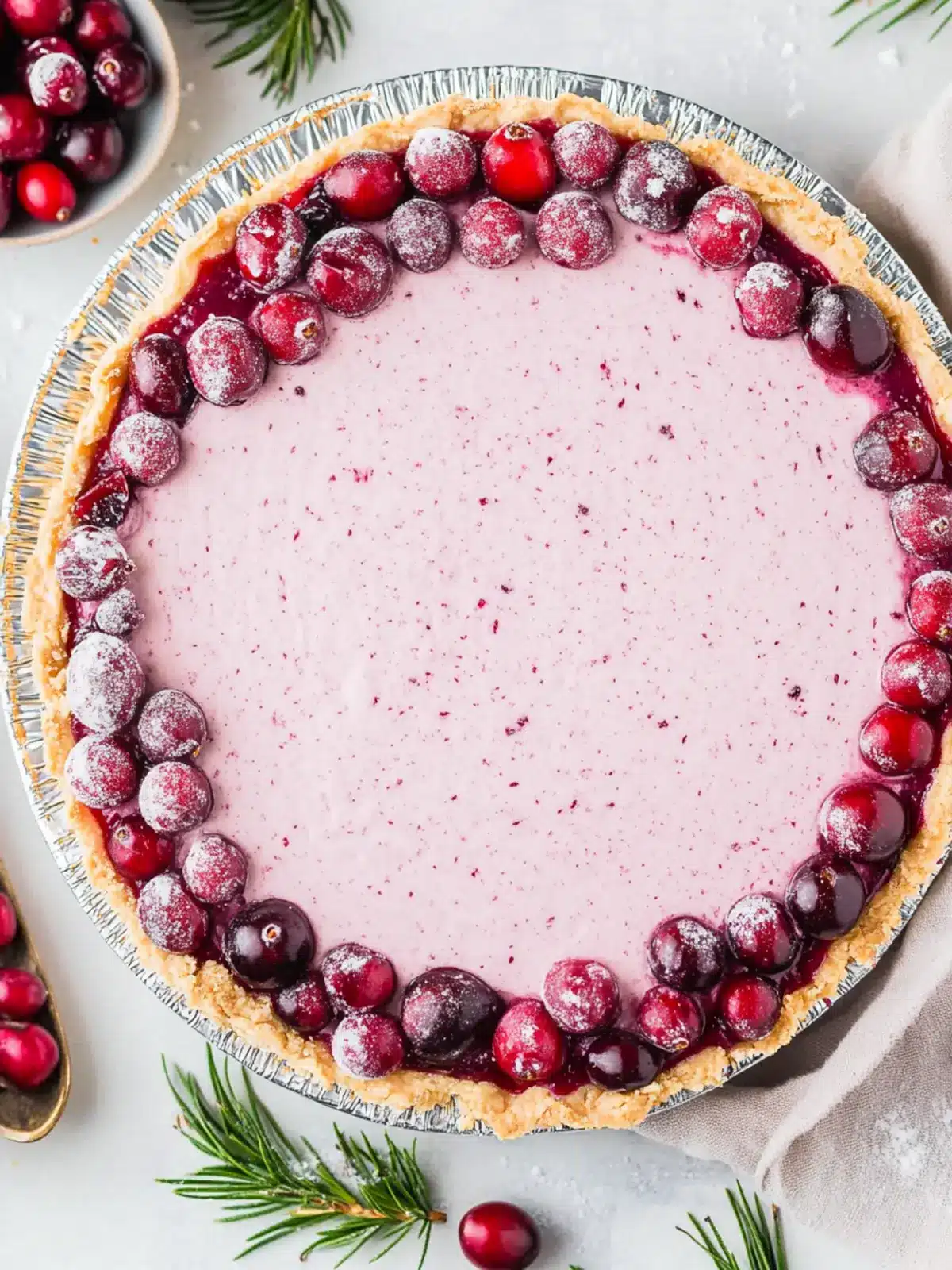 Delicious No Bake Cranberry Pie for Effortless Entertaining 3 No Bake Cranberry Pie