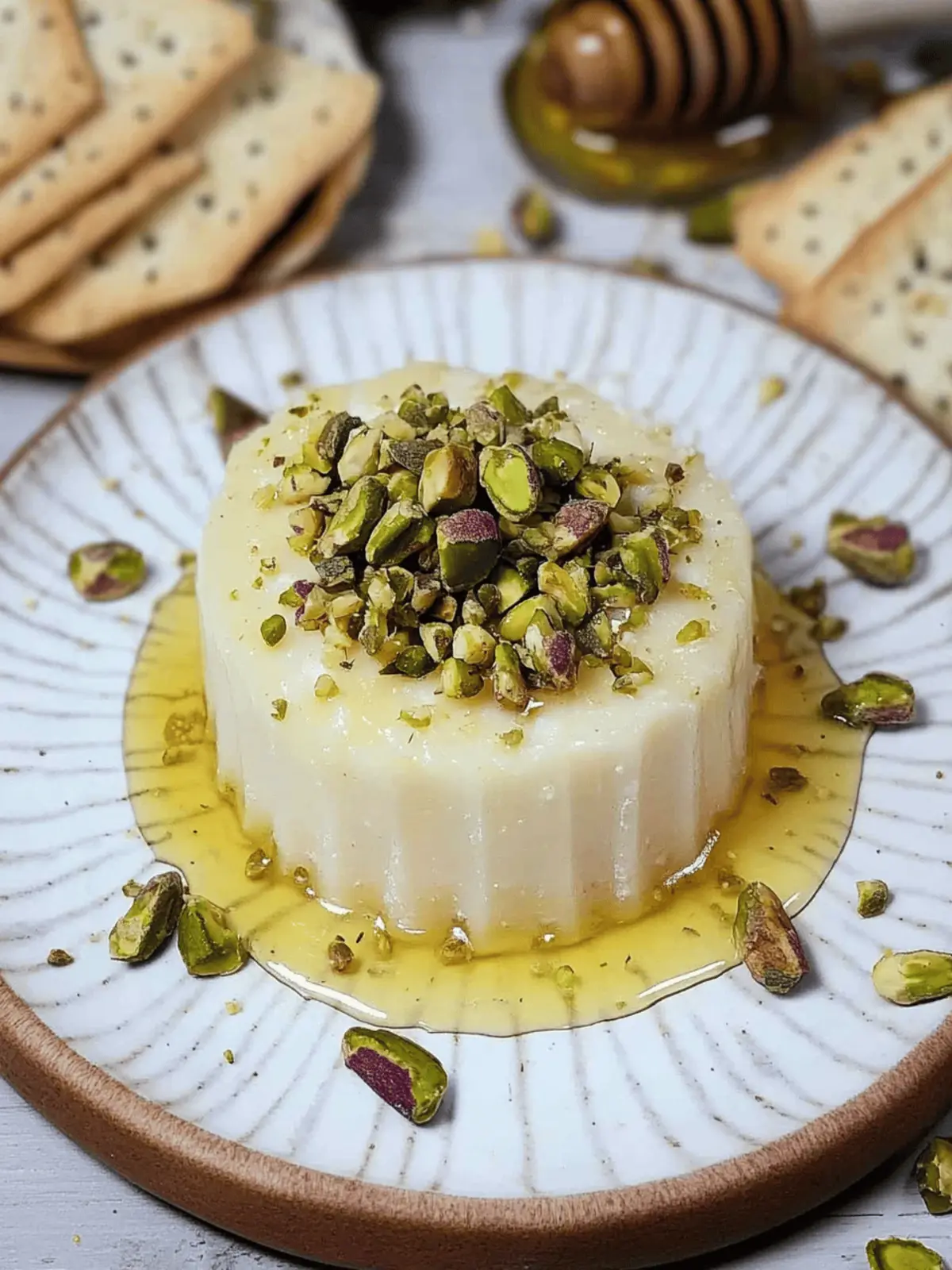 Boursin Cheese Pistachio Honey