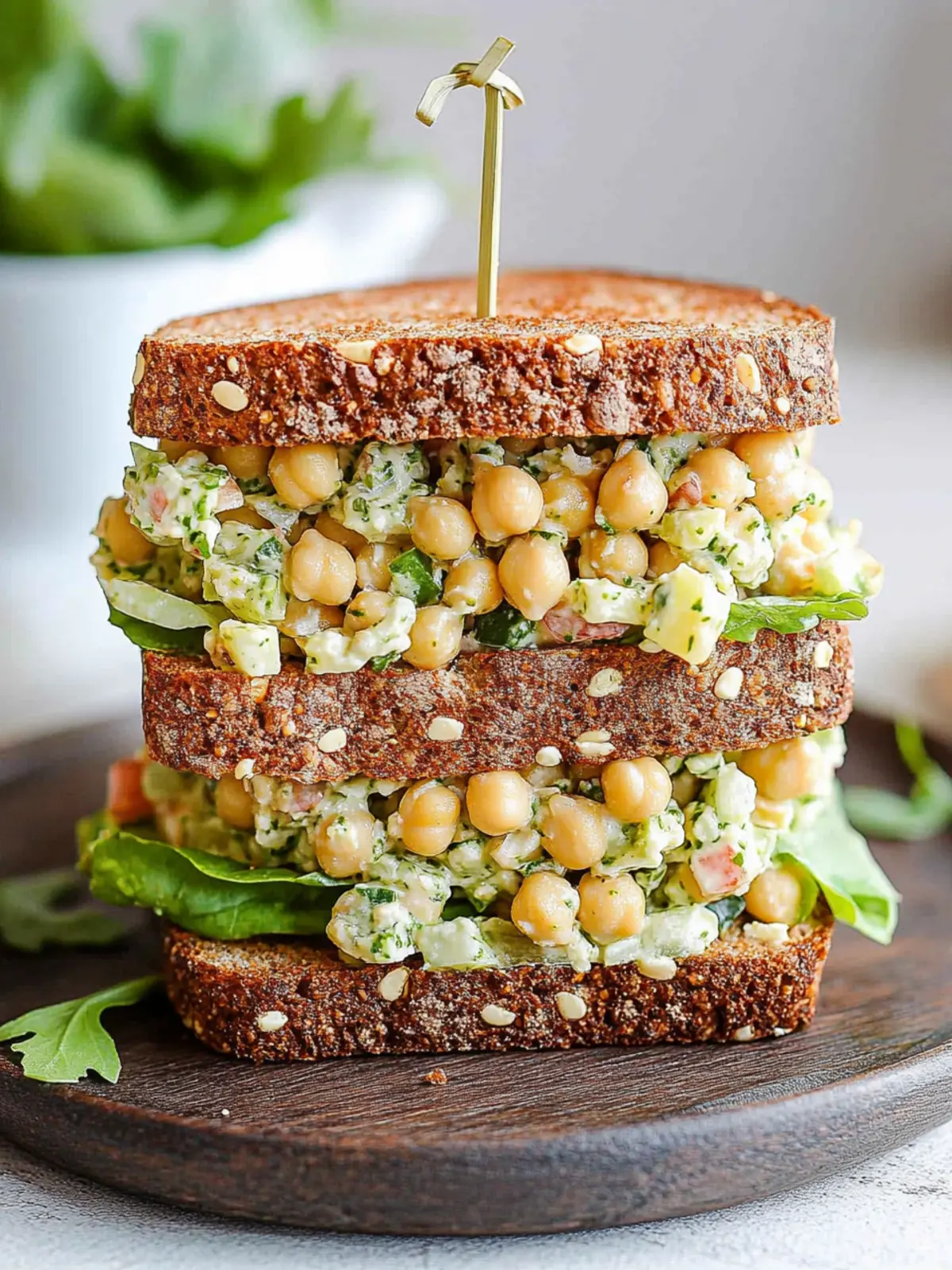 Chickpea Salad Sandwich: A Quick, Flavor-Packed Delight 3 Chickpea Salad Sandwich
