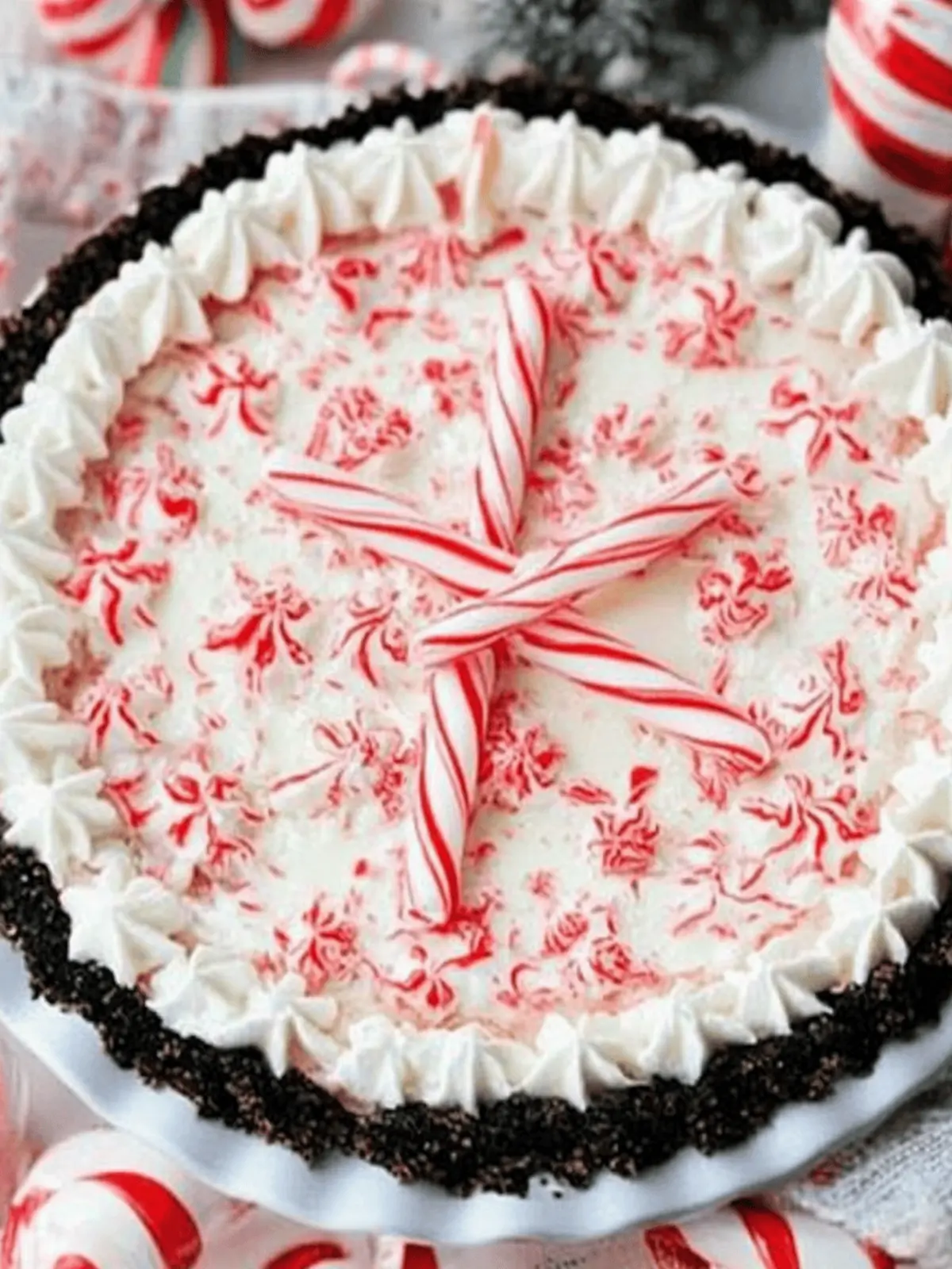 Irresistible Candy Cane Pie for Festive Holiday Cheer 4 Candy Cane Pie