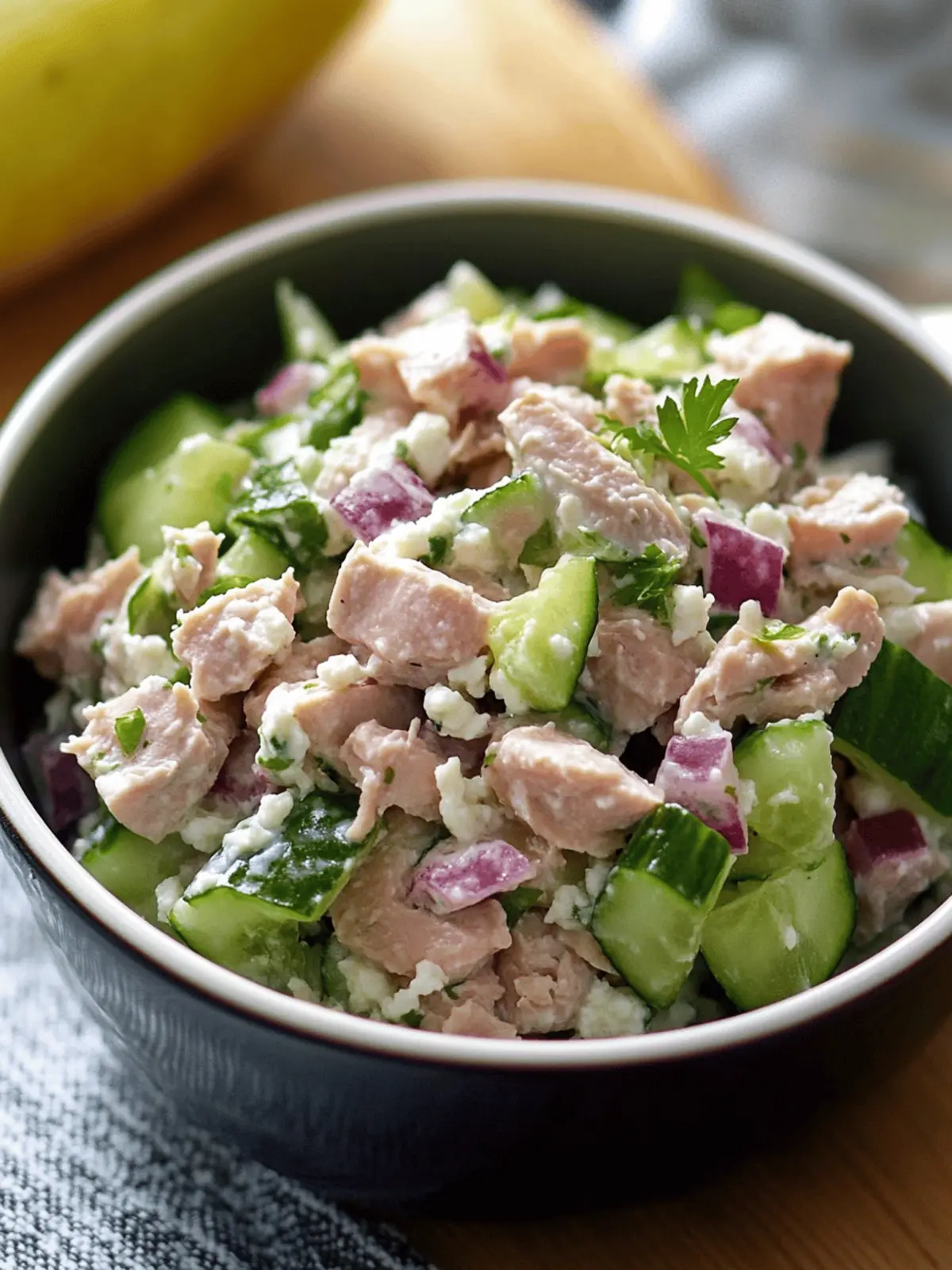 Tuna Cottage Cheese Salad