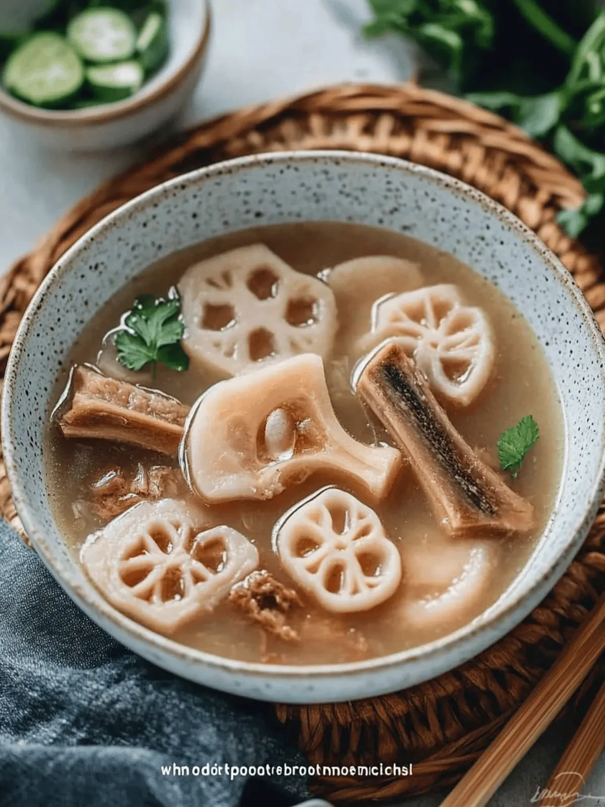 Delicious Lotus Root Soup With Pork Ribs That Comforts the Soul 3 Lotus Root Soup With Pork Ribs