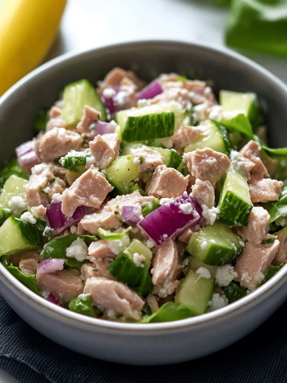 Tuna Cottage Cheese Salad