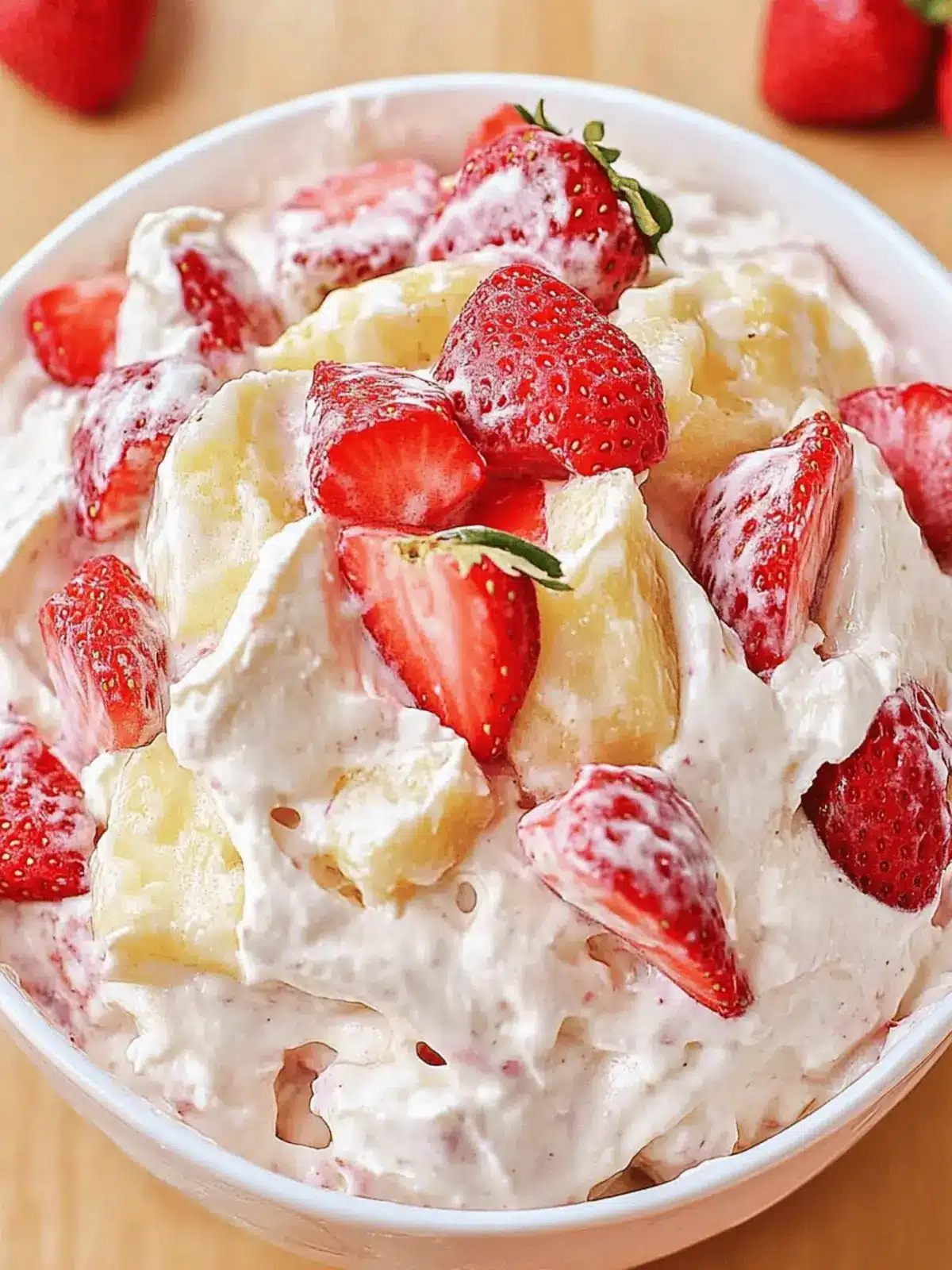 Strawberry Cheesecake Salad The Perfect Summer Treat 3 Strawberry Cheesecake Salad