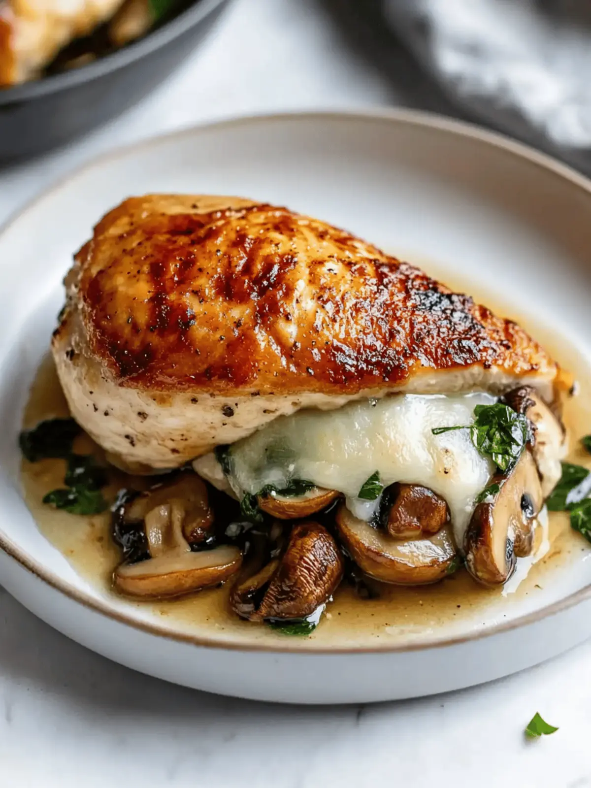 Mouthwatering Mushroom Stuffed Chicken Breast for Cozy Dinners 2 Mushroom Stuffed Chicken Breast
