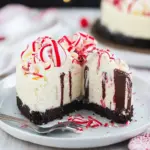 White Chocolate Peppermint Cheesecake