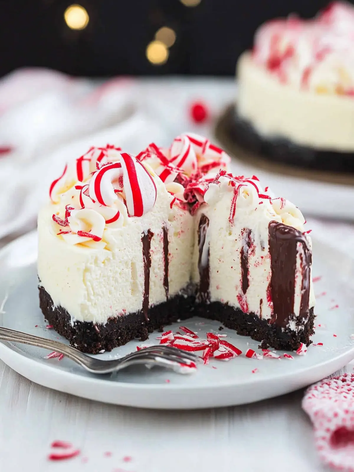 Irresistible White Chocolate Peppermint Cheesecake Delight 5 White Chocolate Peppermint Cheesecake