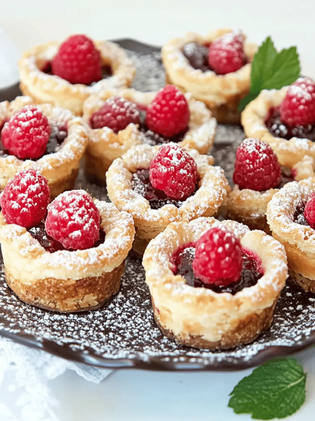 Delicious Mini Raspberry Almond Tarts for a Sweet Treat 2 Mini Raspberry Almond Tarts