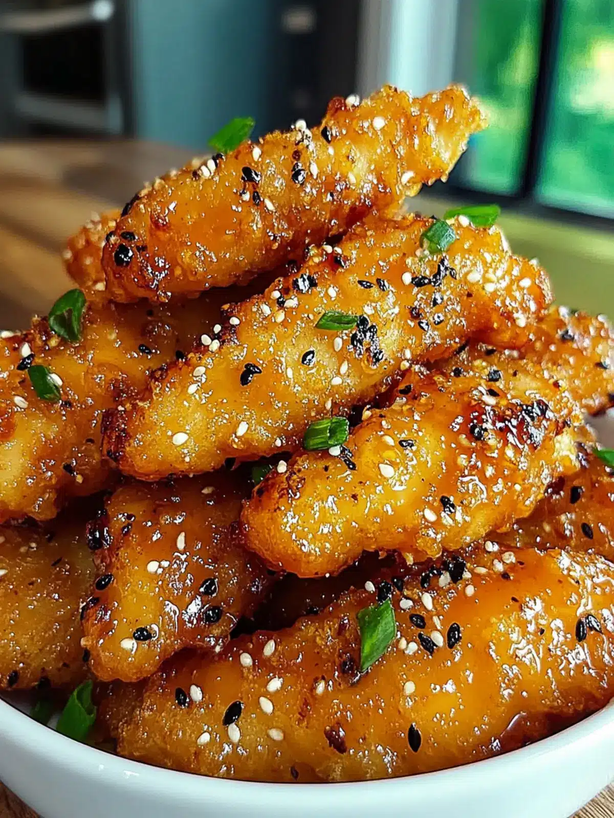Air Fryer Honey Butter Garlic Chicken Tenders