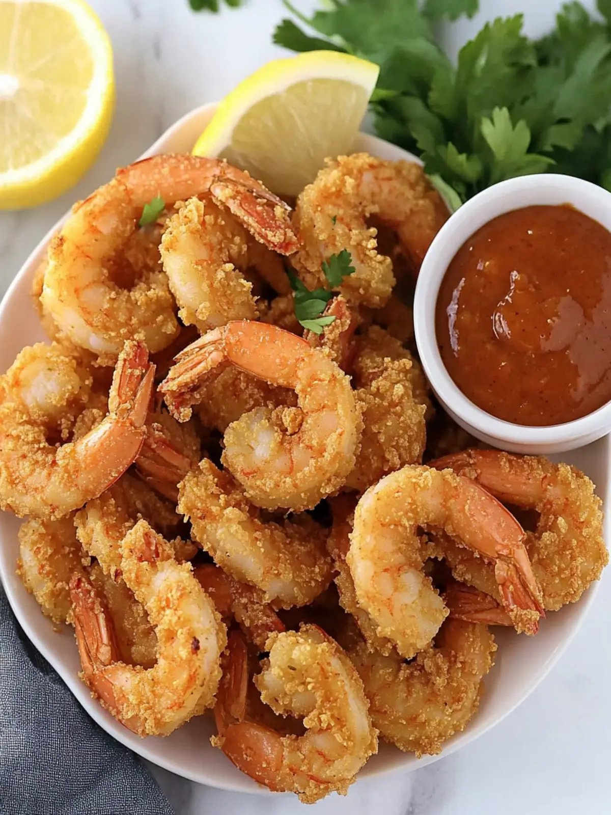 Crispy Keto Fried Shrimp