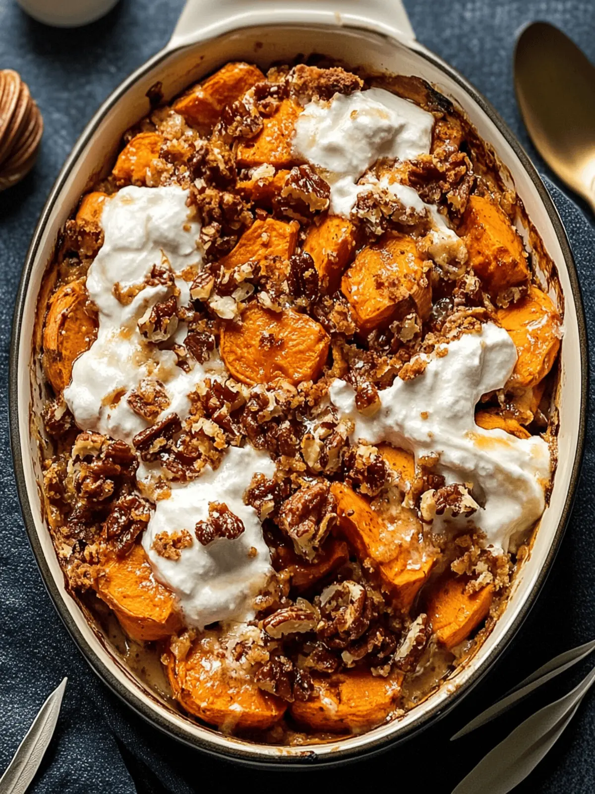Southern Maple Sweet Potato Casserole