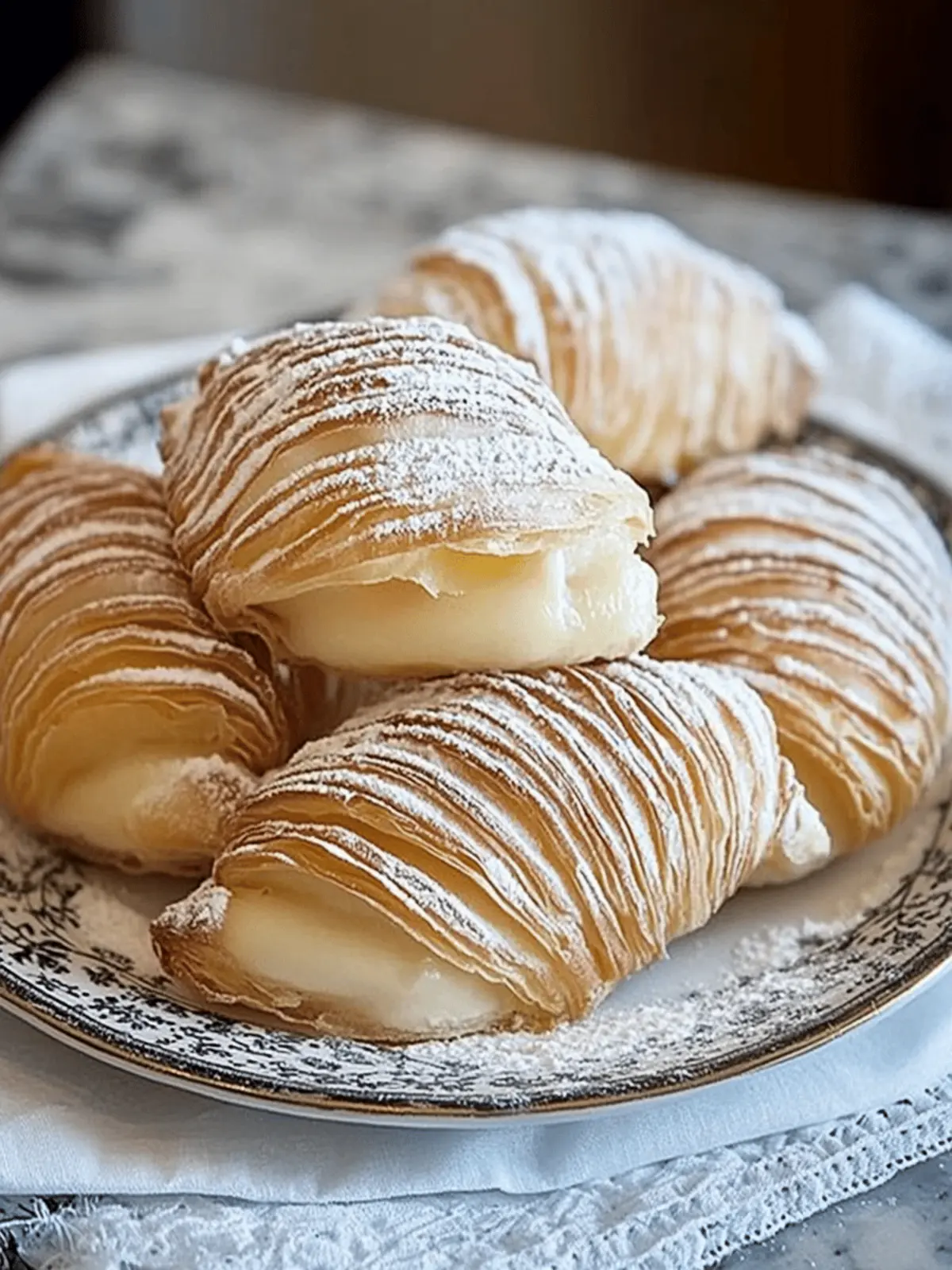 Authentic Italian Sfogliatelle