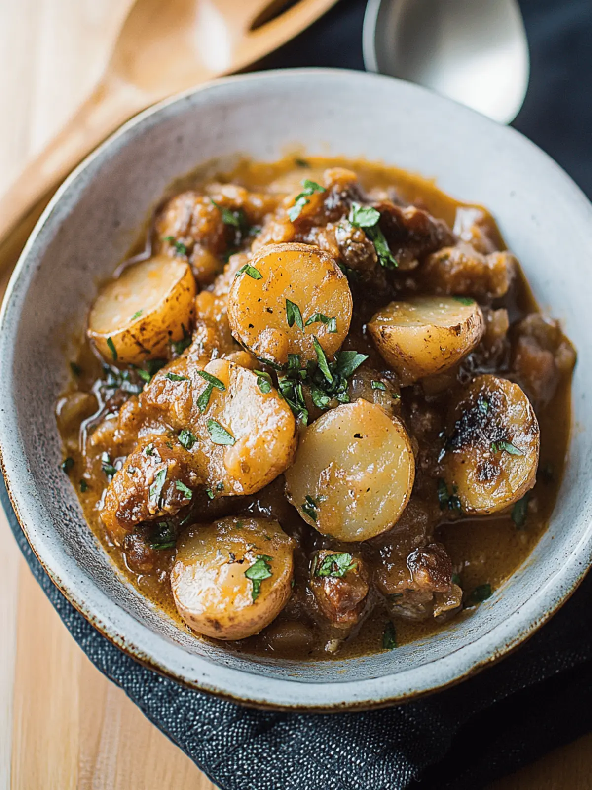 Saucy Hungarian Red Potato Goulash