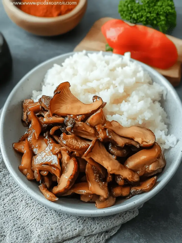 Oyster Mushroom Tocino