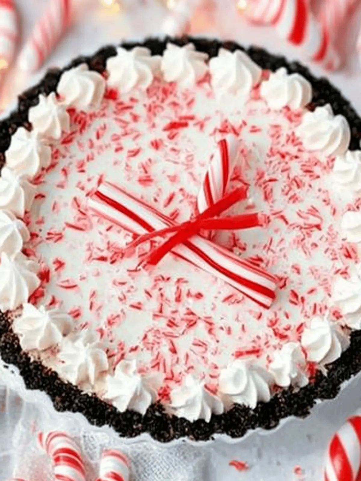 Irresistible Candy Cane Pie for Festive Holiday Cheer 2 Candy Cane Pie