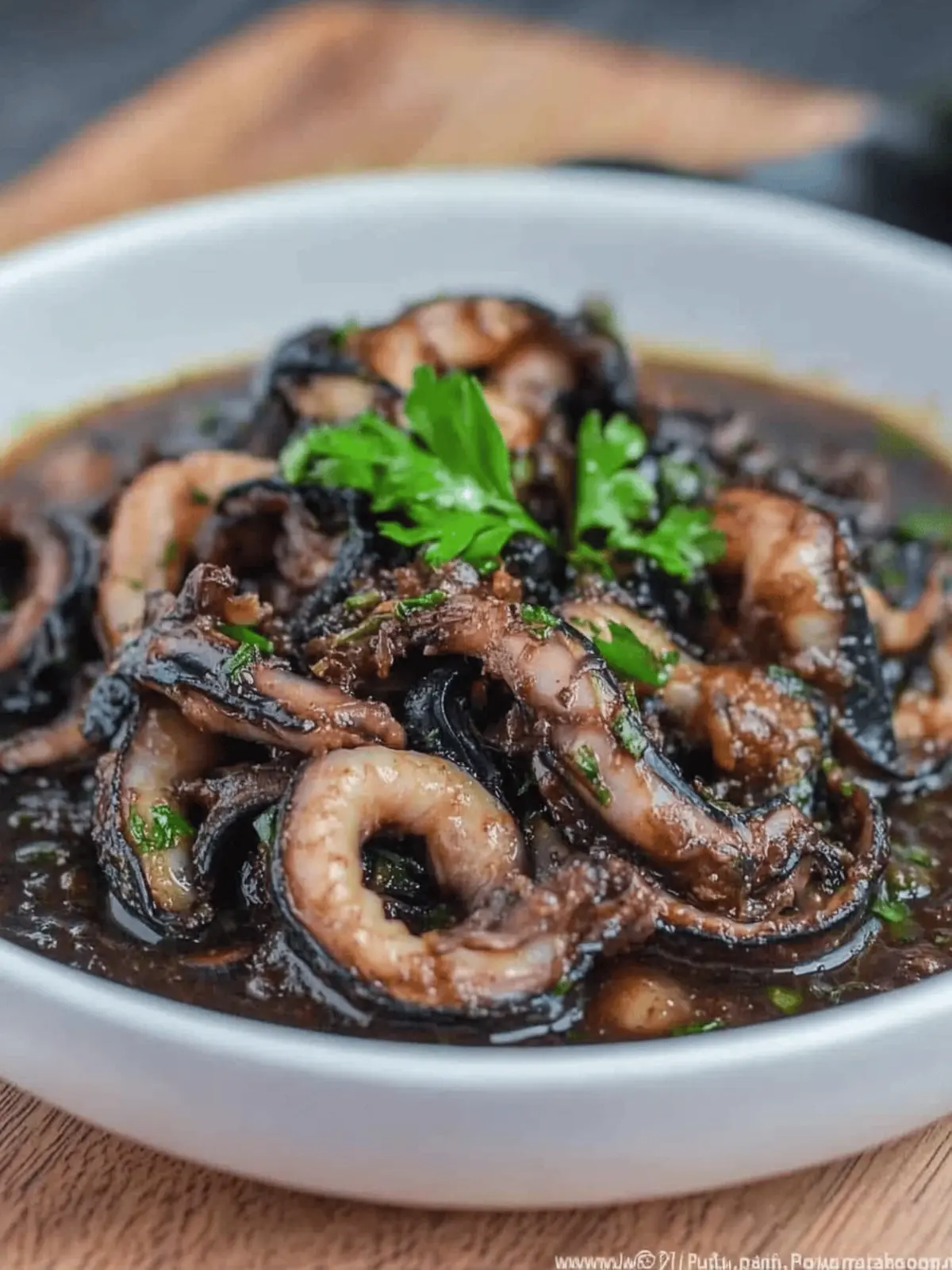 Savory Adobong Pusit: A Home-Cooked Seafood Delight 4 Adobong Pusit