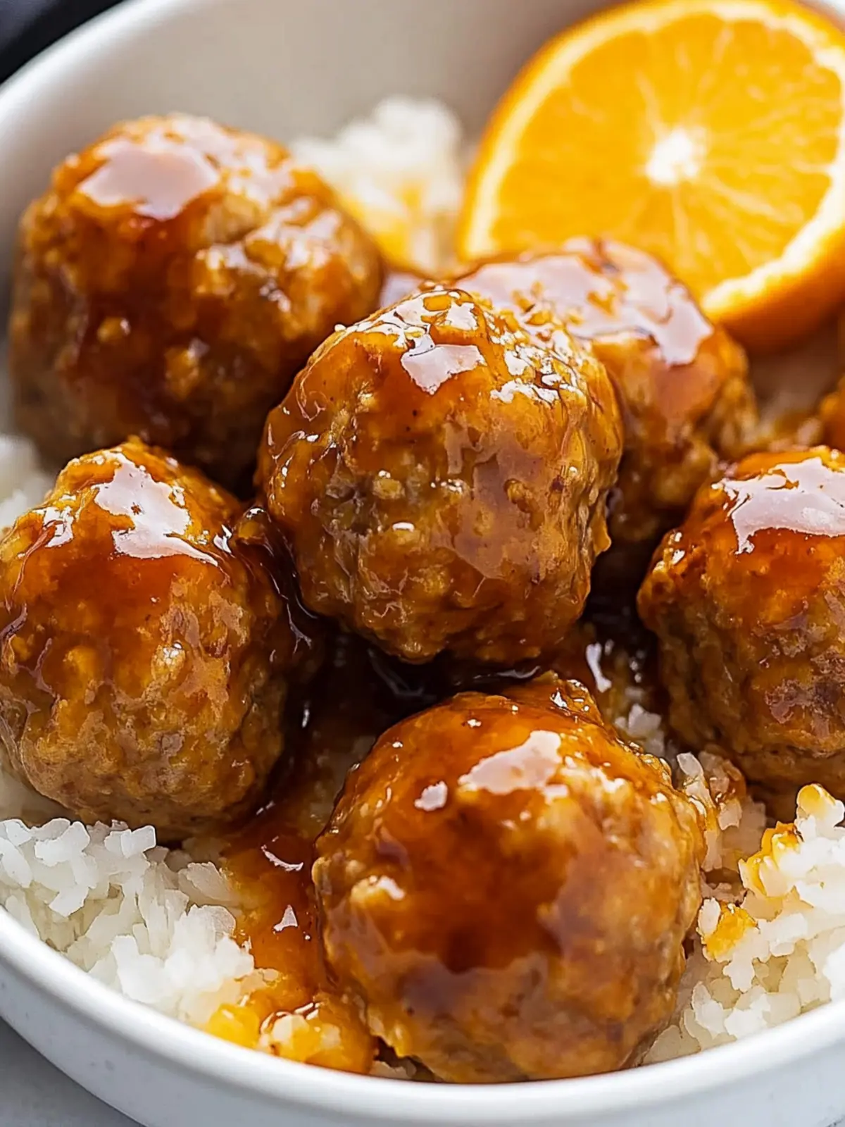 Orange Chicken Meatballs
