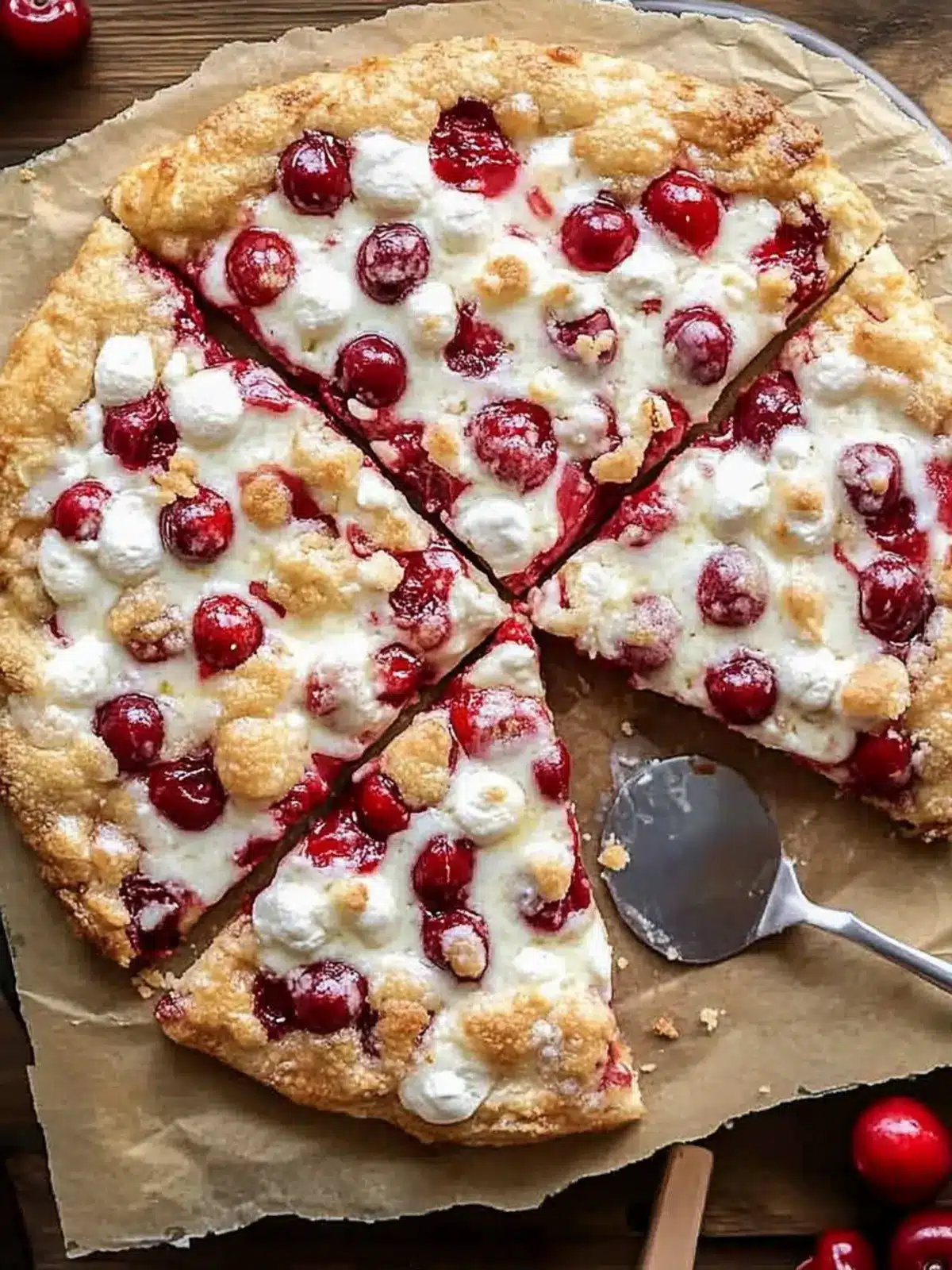 Cherry Dessert Pizza