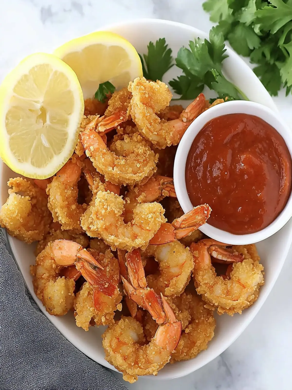 Crispy Keto Fried Shrimp