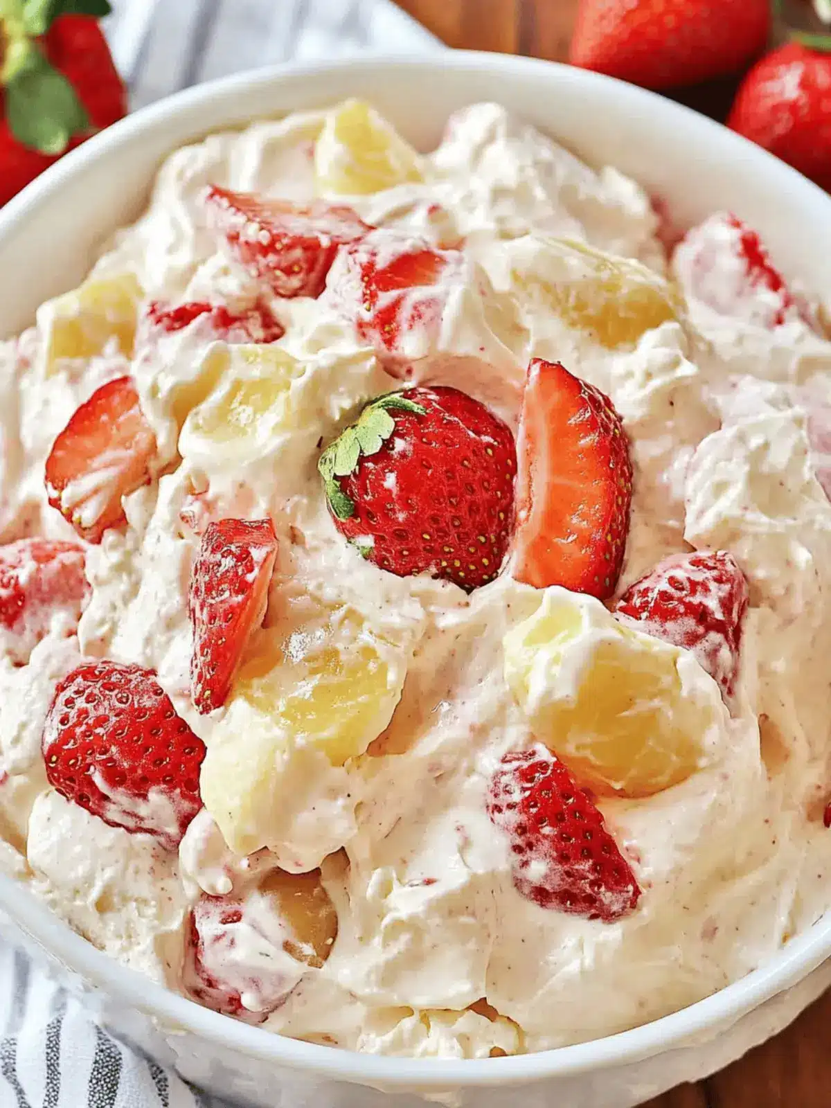 Strawberry Cheesecake Salad The Perfect Summer Treat 5 Strawberry Cheesecake Salad