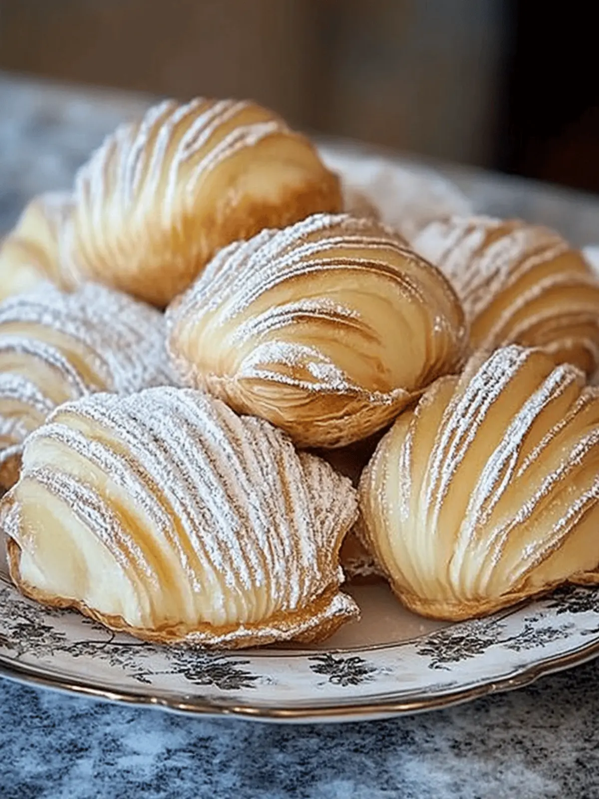 Authentic Italian Sfogliatelle