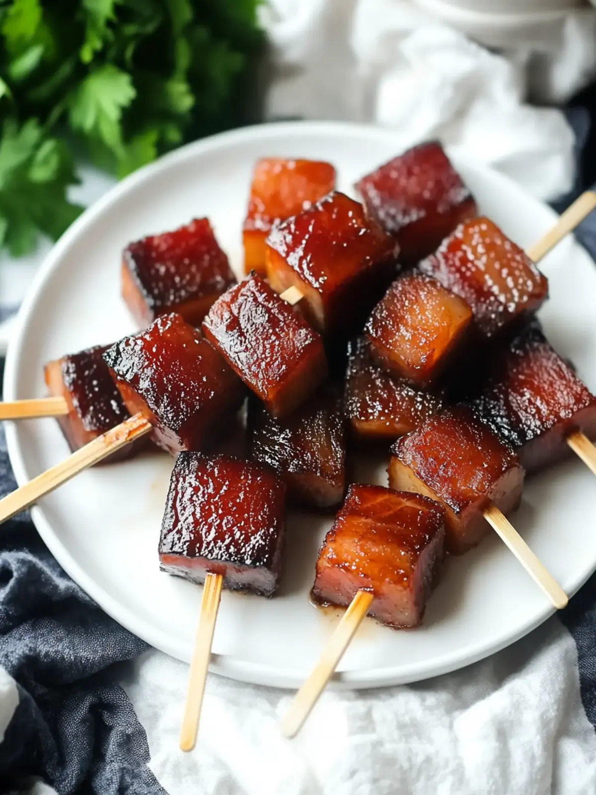 Pork Belly Lollipops