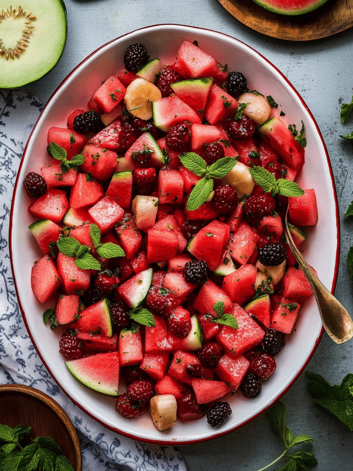 Watermelon Fruit Salad