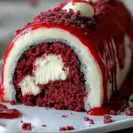 Red Velvet Cheesecake Sushi