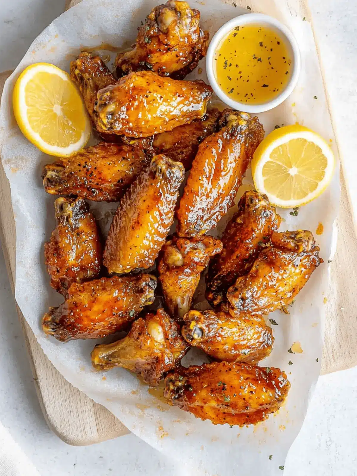 Honey Lemon Pepper Wings