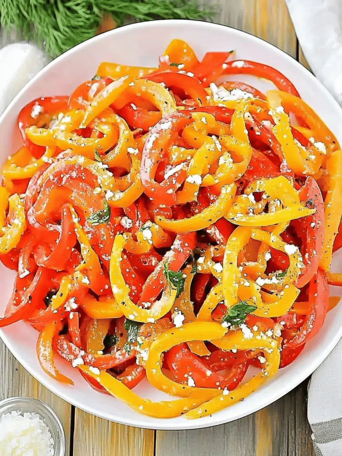 Fresh Bell Pepper Salad: A Colorful Crunch for Your Table 5 Bell Pepper Salad
