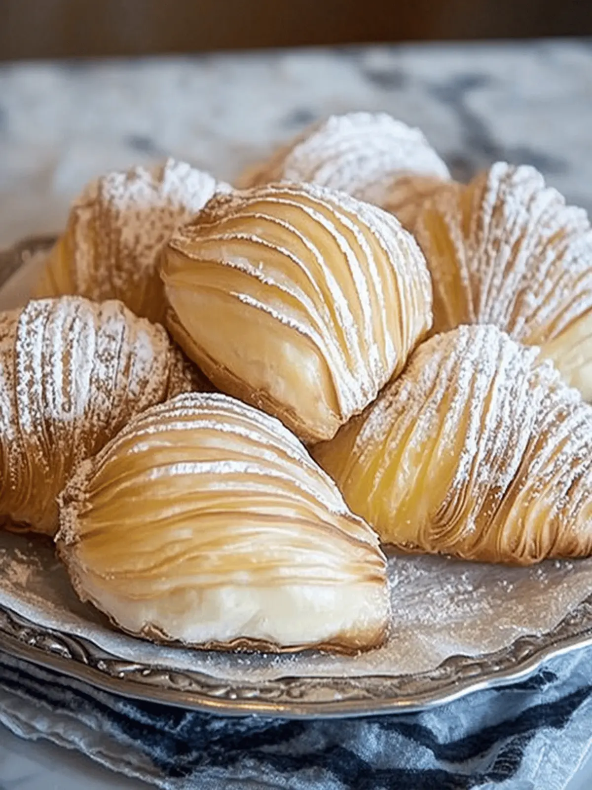 Authentic Italian Sfogliatelle