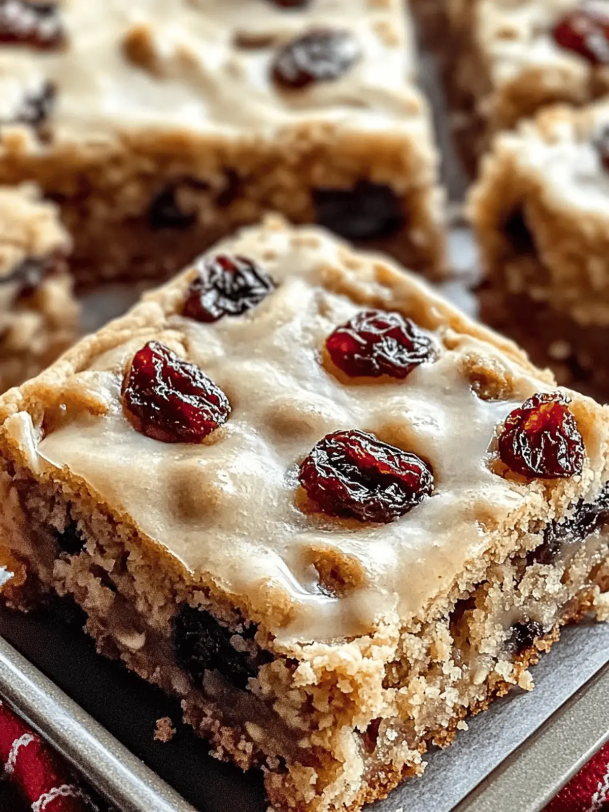 Ultimate Chewy Oatmeal Raisin Cookie Bars to Satisfy Cravings 4 Oatmeal Raisin Cookie Bars