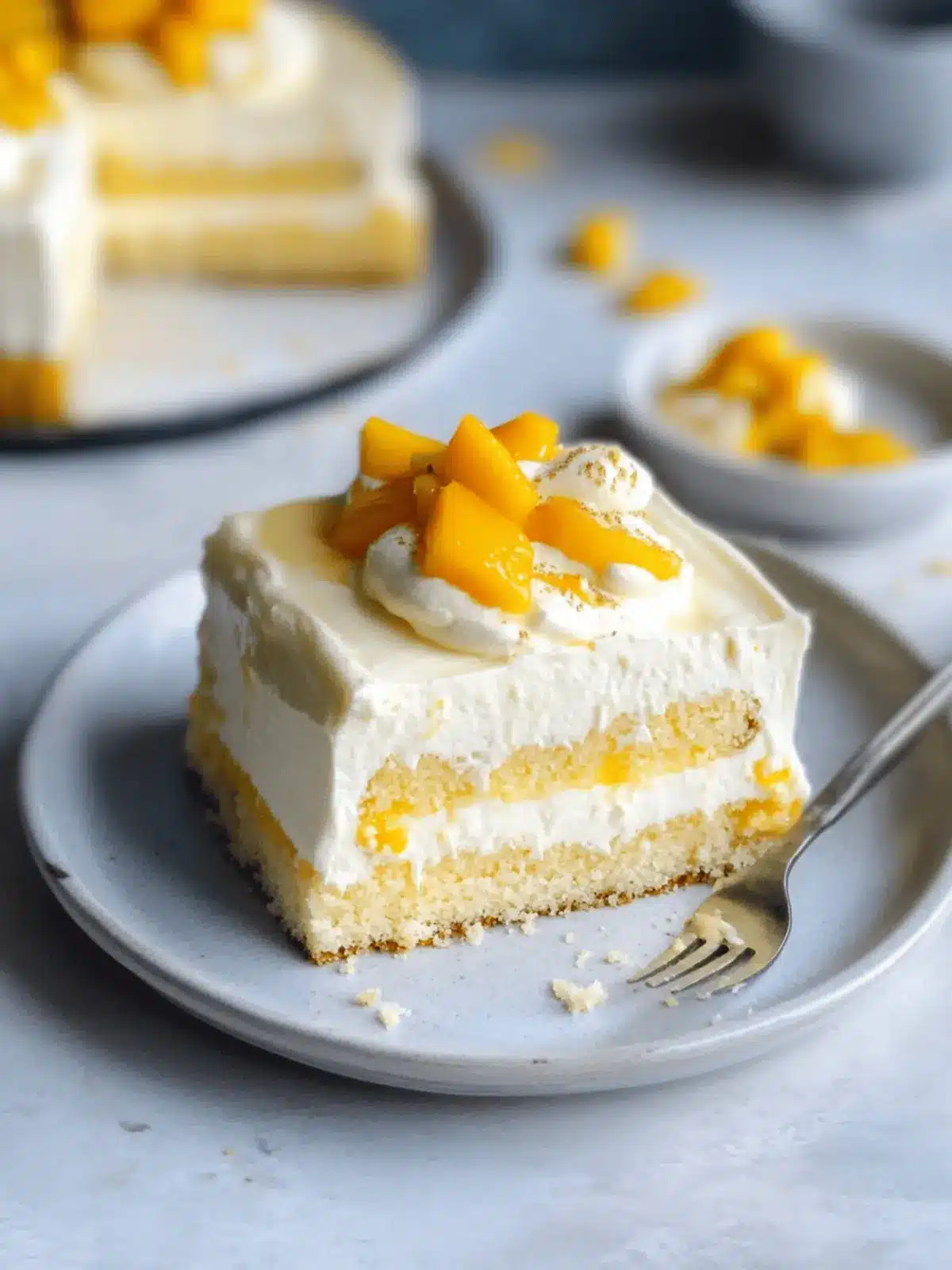 Mango Lassi Tres Leches Cake: A Fruity Twist on Tradition 5 Mango Lassi Tres Leches Cake