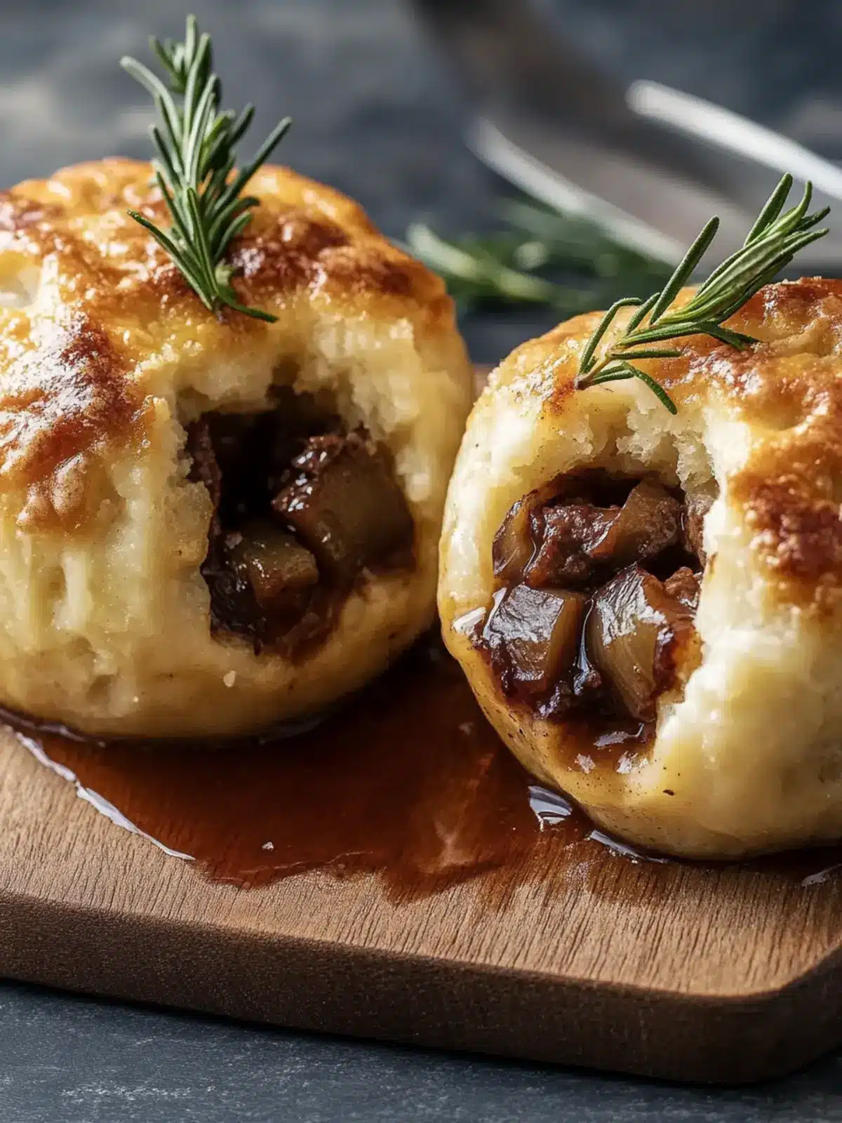 Beef & Onion Suet Pudding