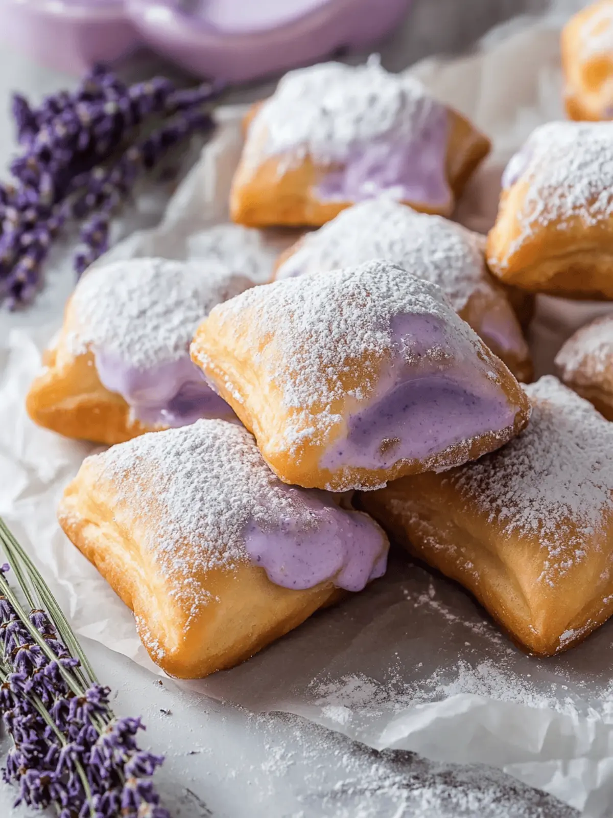 Delicious Lavender Vanilla Bean French Beignets for Home Chefs 5 Lavender Vanilla Bean French Beignets